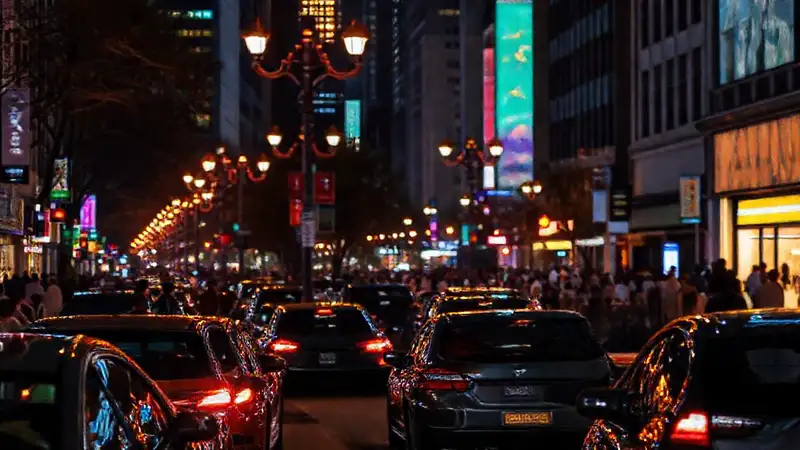 La ciudad nocturna es digitalmente accesible