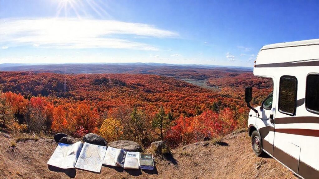 Un mirador pintoresco ofrece un día soleado