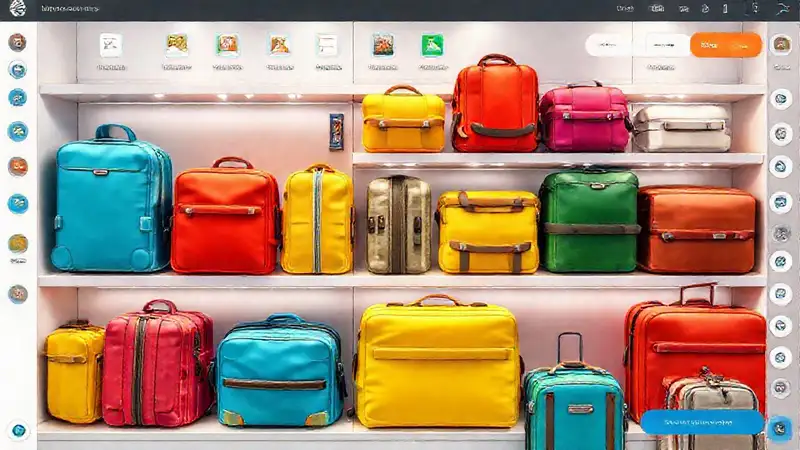 Viajes modernos, organizados y coloridos