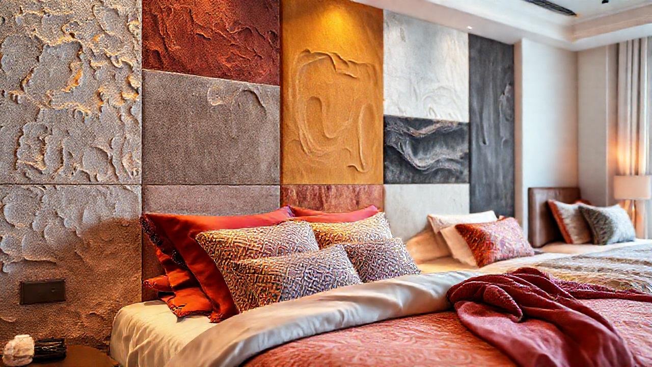 Un dormitorio moderno y vibrante, acogedor