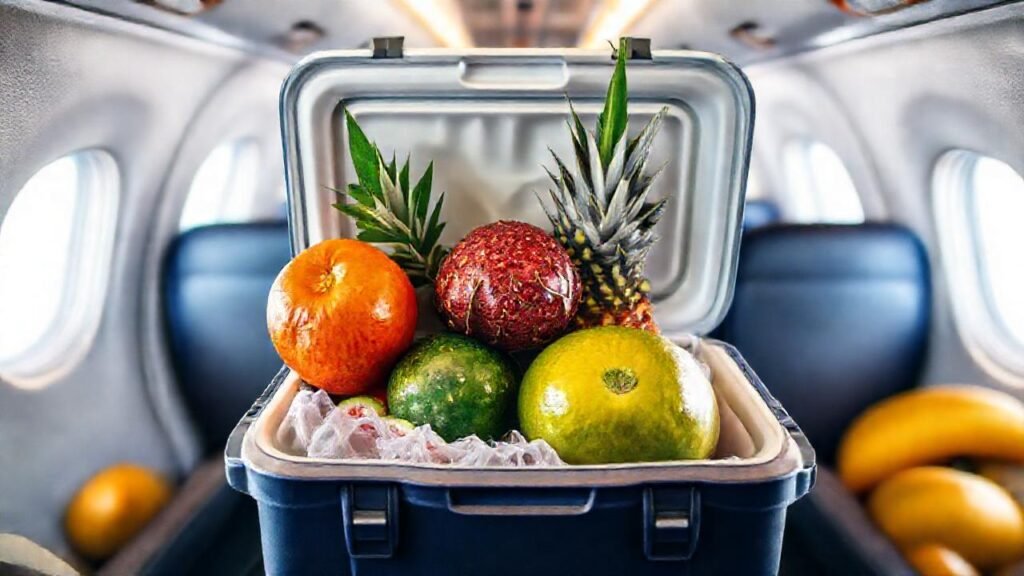 Frutas tropicales se conservan en viajes