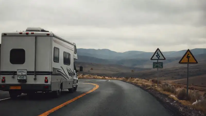 Un viaje aventurero por carretera sinuoso
