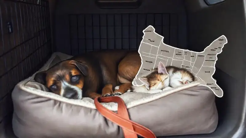 Un hogar tranquilo para mascotas viajeras