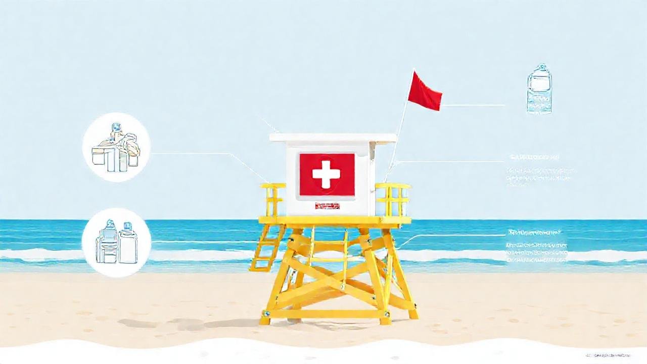 El socorrista garantiza la seguridad en la playa