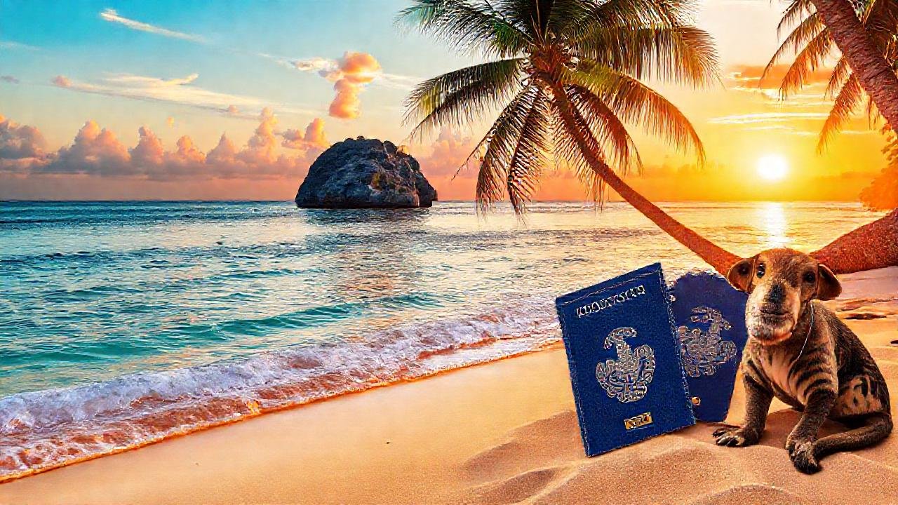 Viaje exótico, ensueño dorado y legal