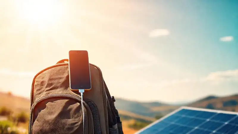 Tecnología moderna viaja con energía solar