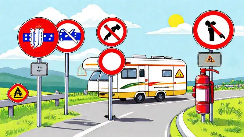 Señales serbias muestran advertencias en carretera