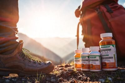 Aventura en la montaña saludable