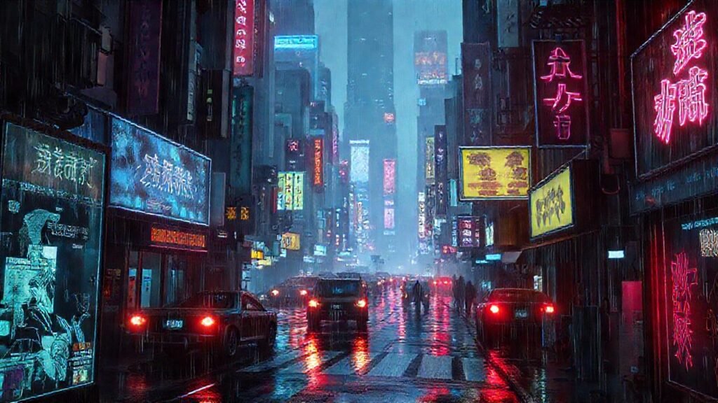 Ciudad cyberpunk