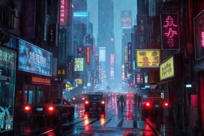 Ciudad cyberpunk