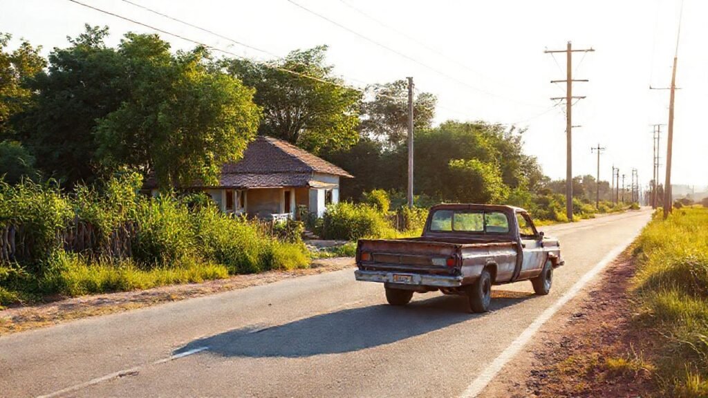 Un tranquilo pueblo rural y acogedor
