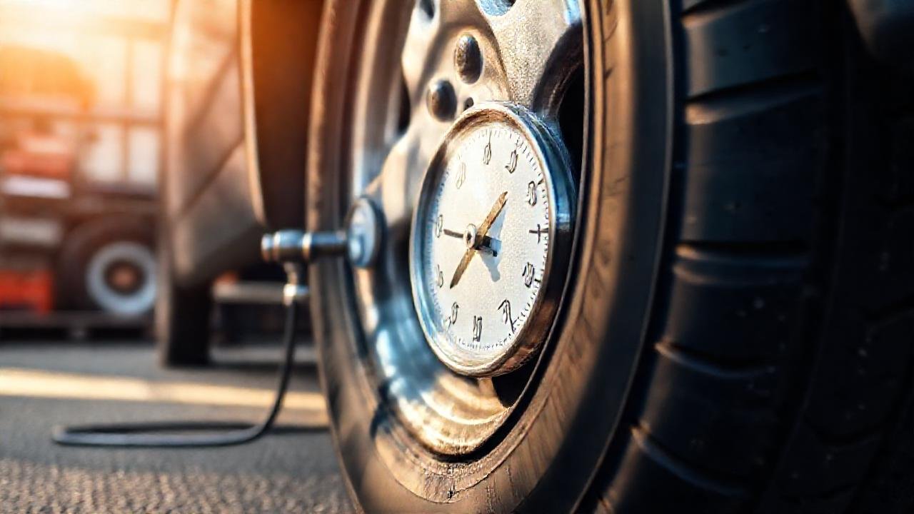 Mantenimiento de neumáticos bajo el sol