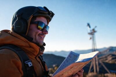 Viajero remoto busca señal en la naturaleza