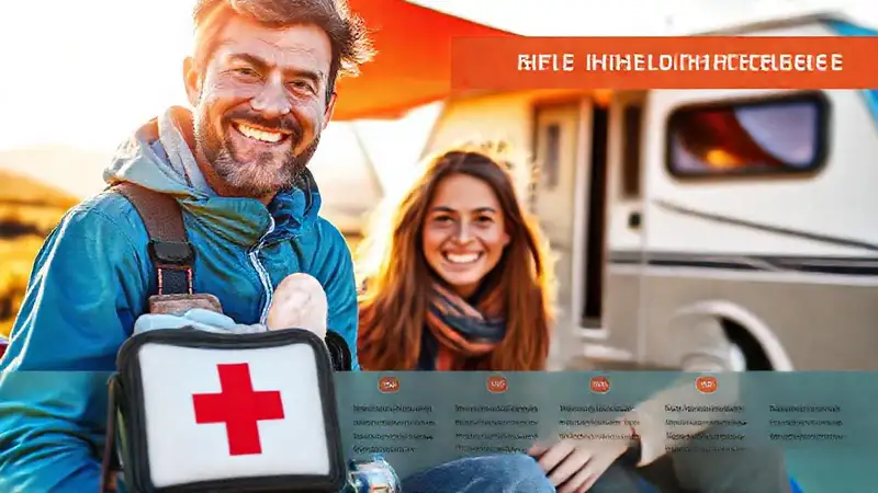 Una pareja disfruta de camping feliz