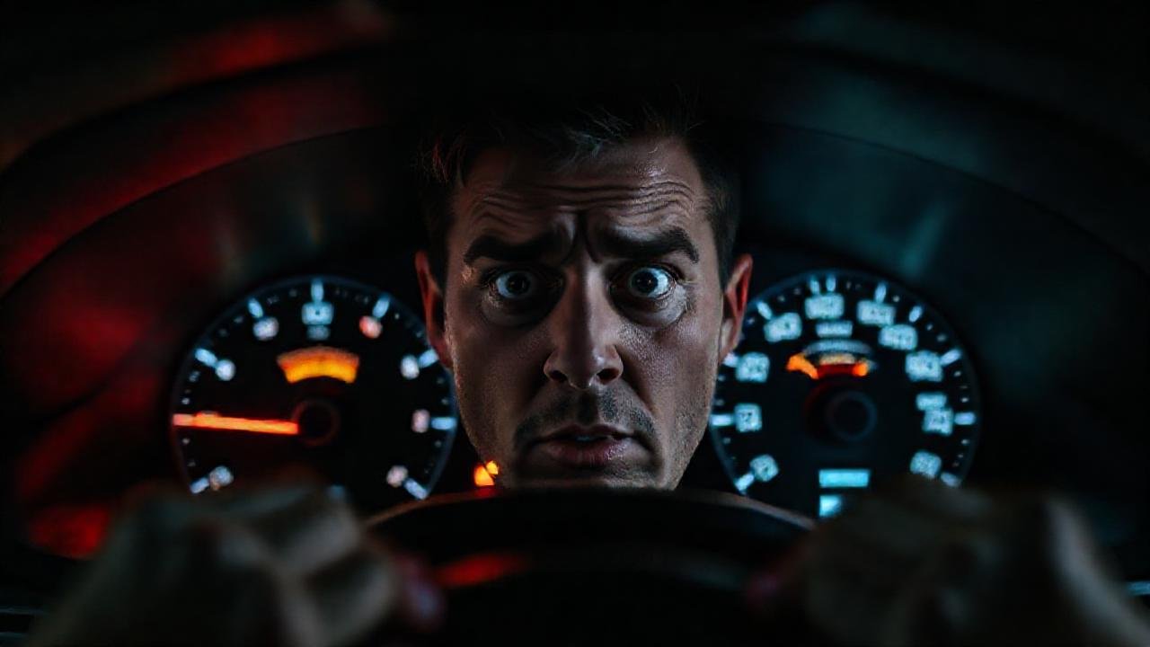 El mecánico corrige un problema urgente