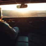 Un viajero relajado disfruta de lujo