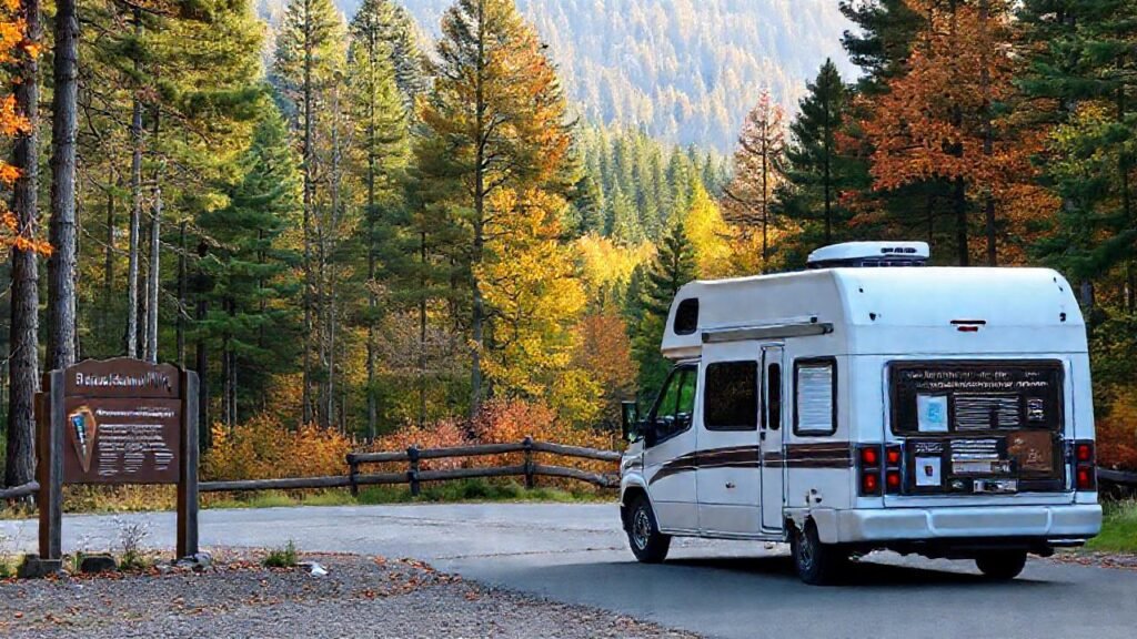 Parque nacional: entrada serena y natural