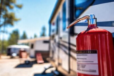 Campamento seguro y moderno