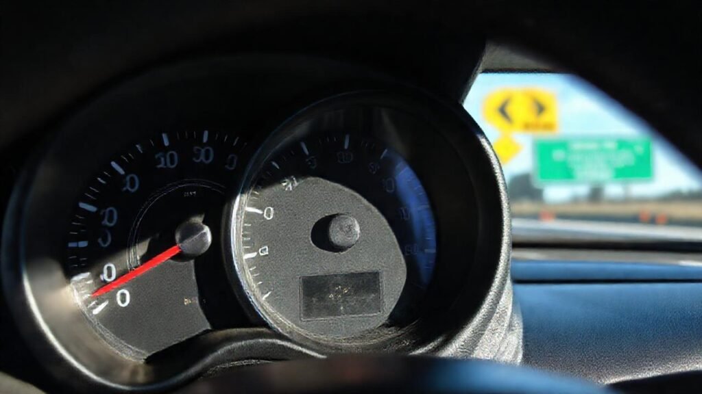 El conductor preocupado vio lecturas de presión erráticas