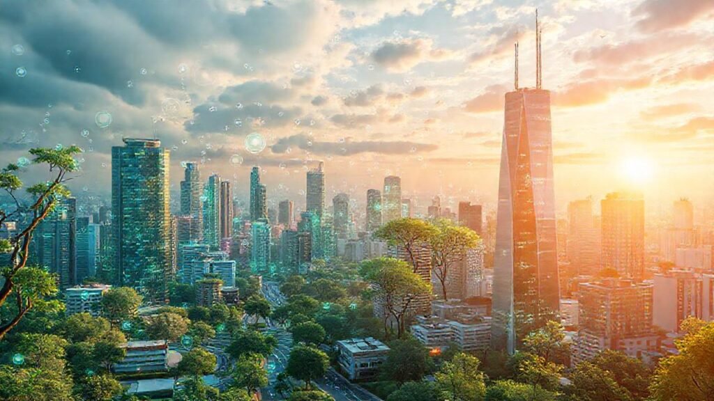 Una ciudad futurista