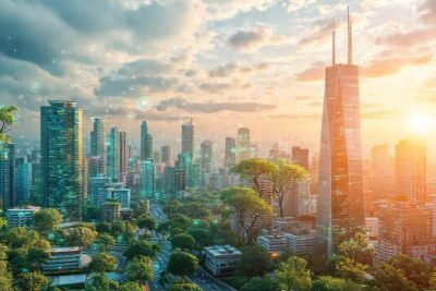 Una ciudad futurista