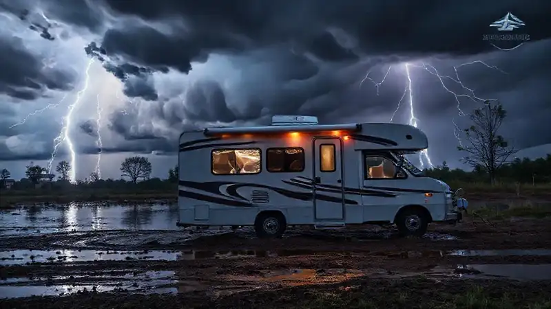 Tormenta destruyó el campamento y preocupa al dueño
