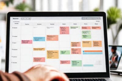 Planificación vibrante y colaborativa en oficina