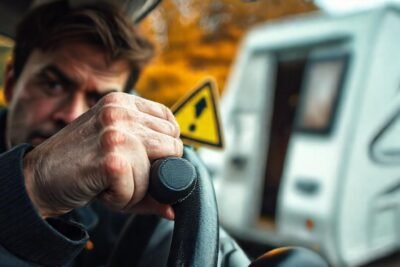 Caravana averiada causa frustración y peligro