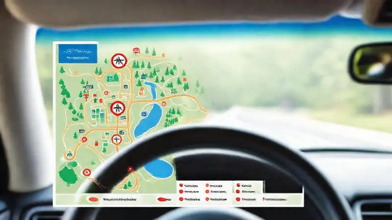 Mapa de camping muestra zonas restringidas