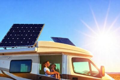 Paneles solares en RV
