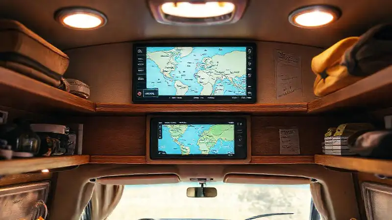 Una autocaravana acogedora y bien equipada