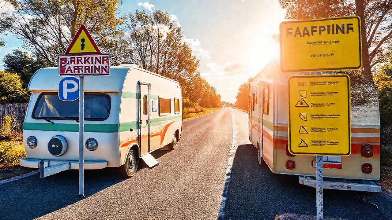Una caravana invita a un viaje feliz