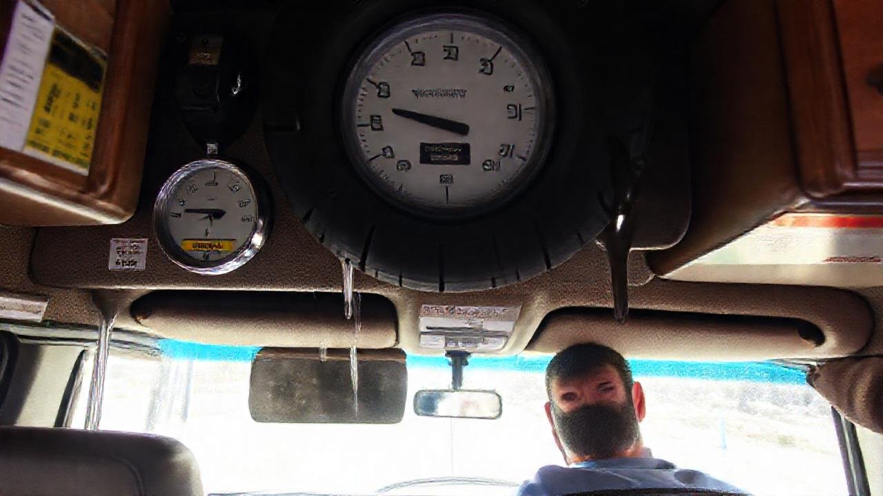 Un conductor preocupado evalúa una revisión segura