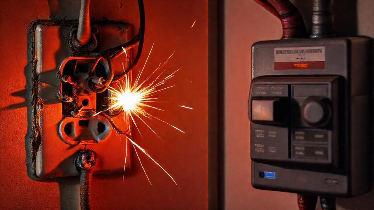 Un cableado defectuoso causó un incendio peligroso