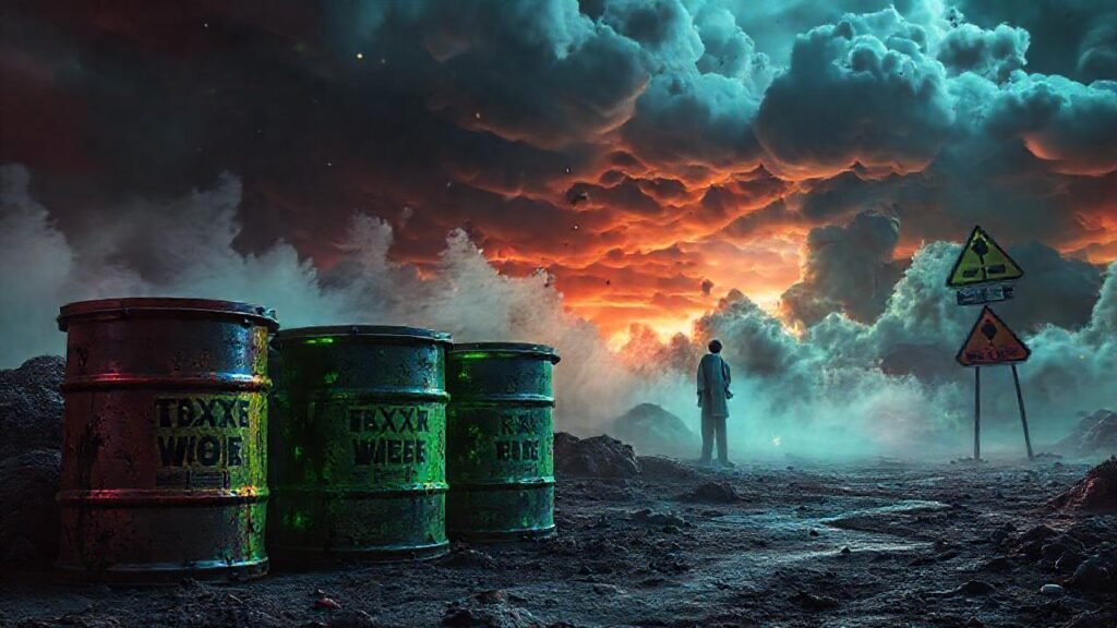 Laboratorio tóxico: caos surreal y peligroso