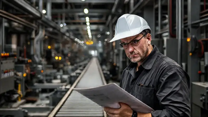 Un técnico trabaja bajo presión