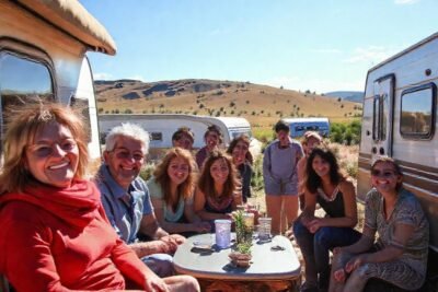 Campesinos comparten viajes y alegría