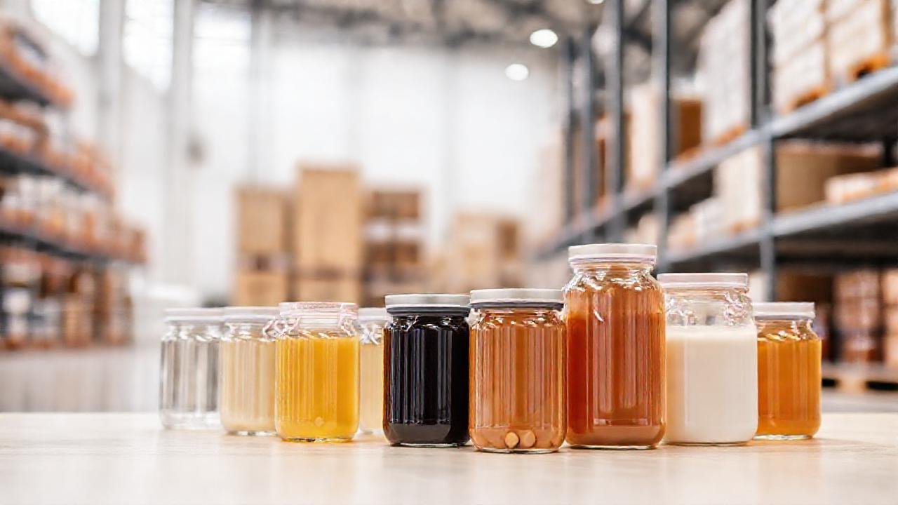 Almacén moderno exhibe productos con limpieza