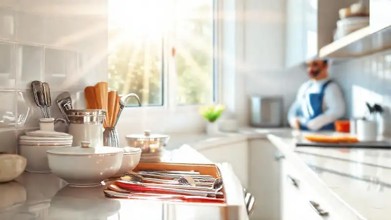 Una cocina brillante y ordenada prospera