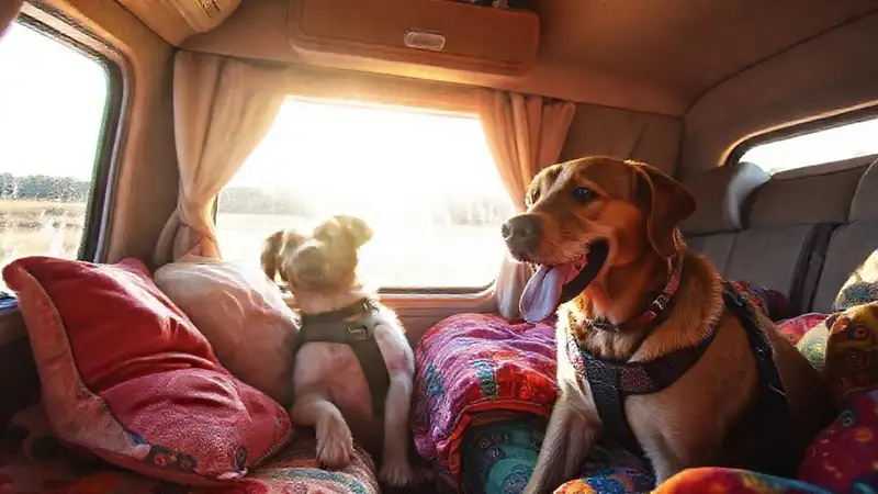 Caravana acogedora: viaje feliz y seguro