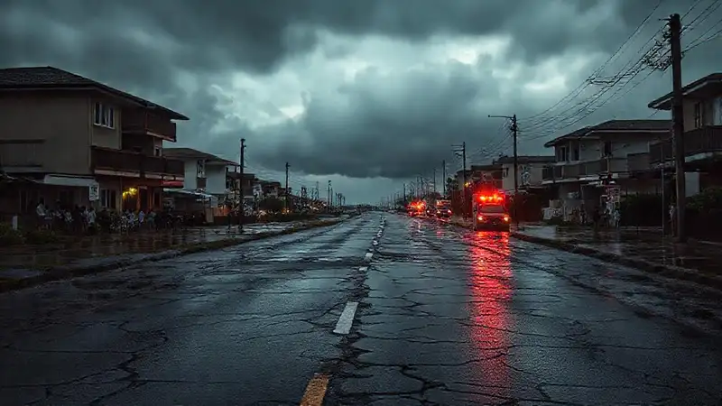 Una tormenta devastó la costa desolada