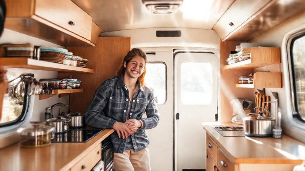 Cocina campera organizada