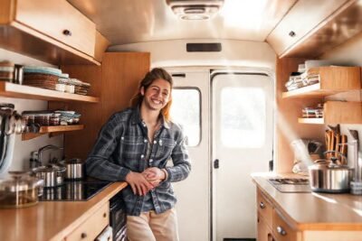 Cocina campera organizada