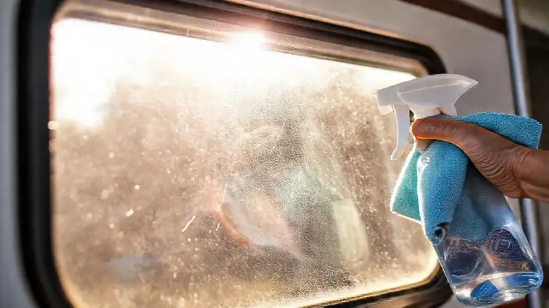 La ventana se limpia