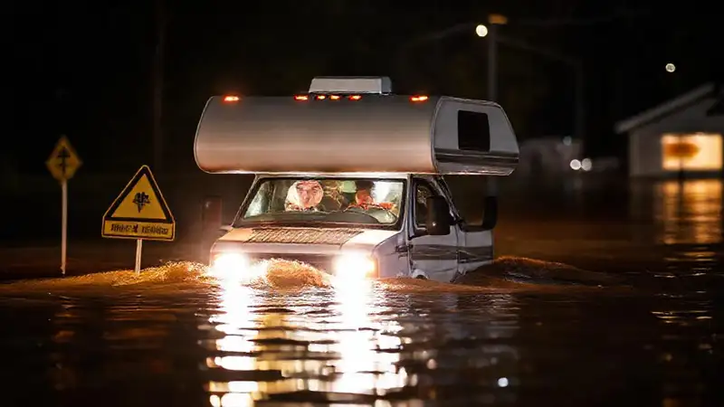 Desastre inundado