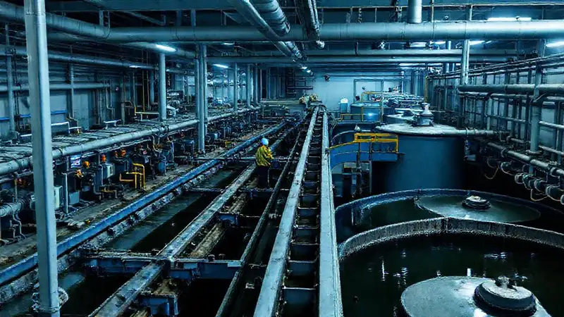 Planta de tratamiento procesa aguas industriales