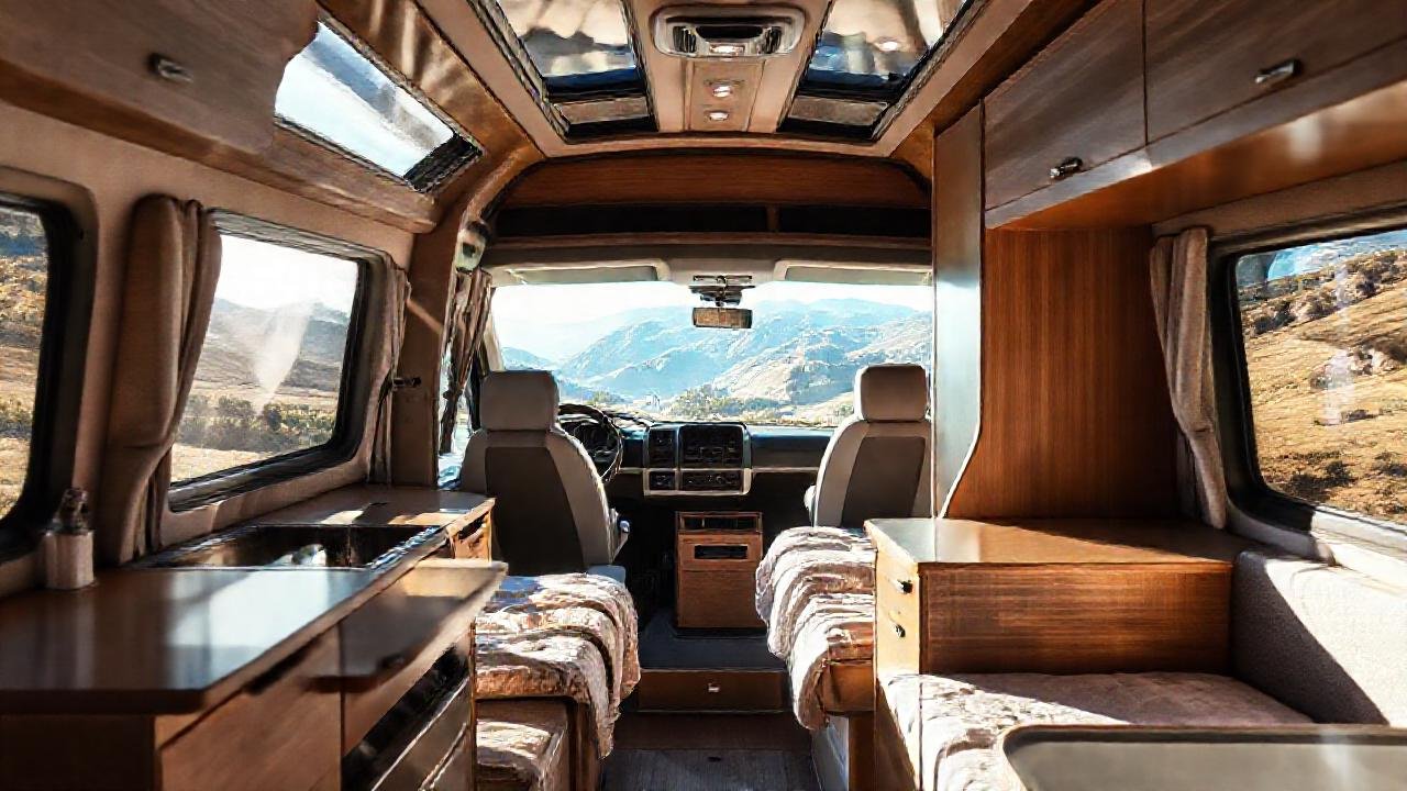 Un furgón de lujo ofrece viaje confortable