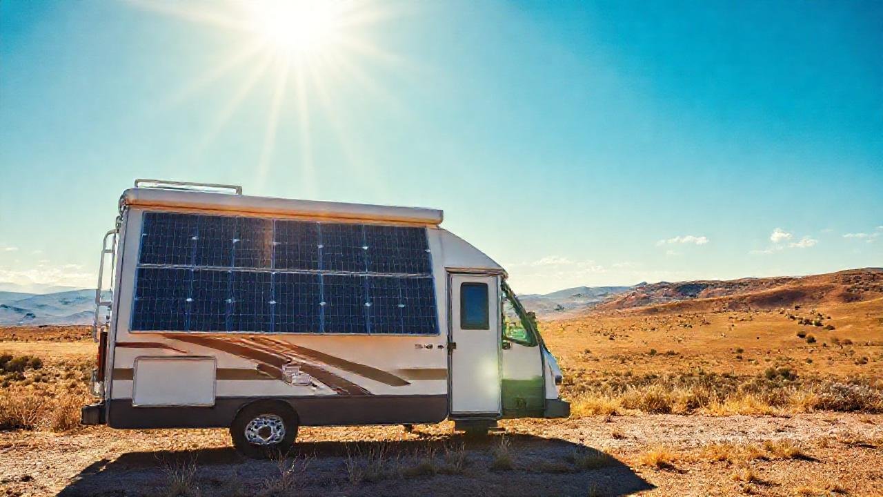 Una autocaravana moderna ofrece aventura ecológica