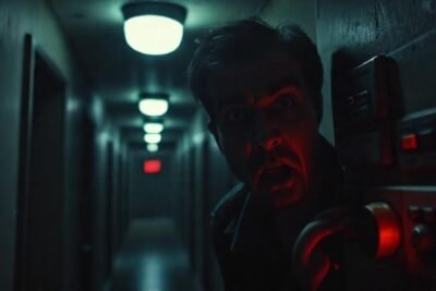 Un pasillo oscuro revela pánico urgente