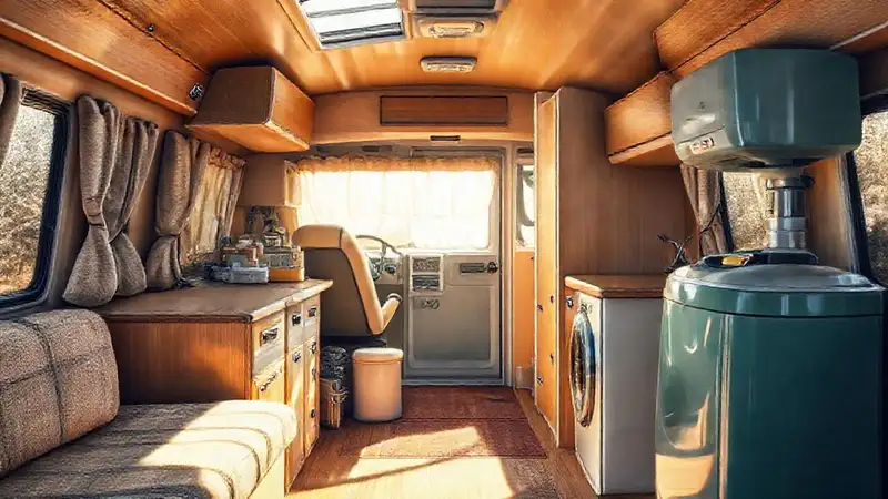 Autocaravan cálida y confortable para disfrutar
